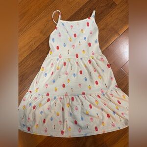 Cat & Jack Cream Popsicle Print Sundress -size 8